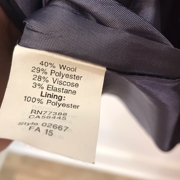 - J.Crew Purple Wool dress sz 00 - Picture 8 of 11